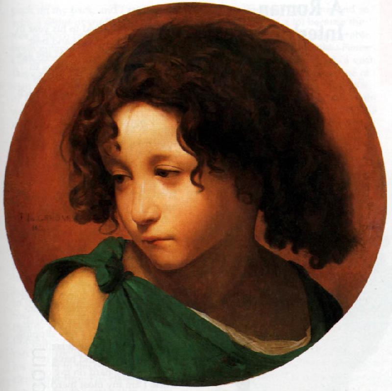 Jean Leon Gerome Portrait of a Young Boy China oil painting art